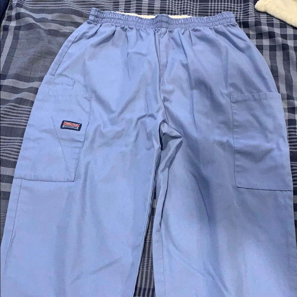 Straight leg scrub pants